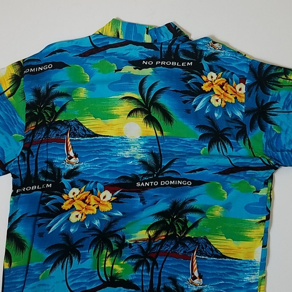 Tropical Fashions tropical Caribbean print shirt - Picture 7 of 8